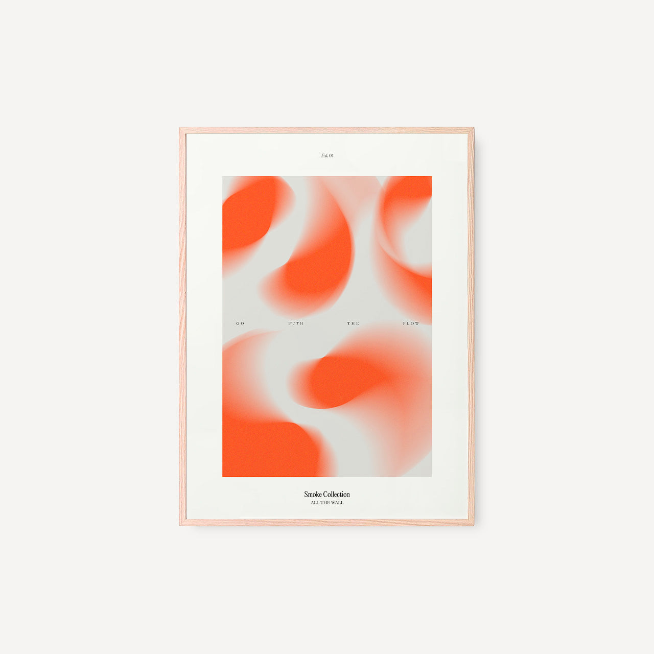 Cuadro ALL THE WALL Orange Smoke I - The Blue House