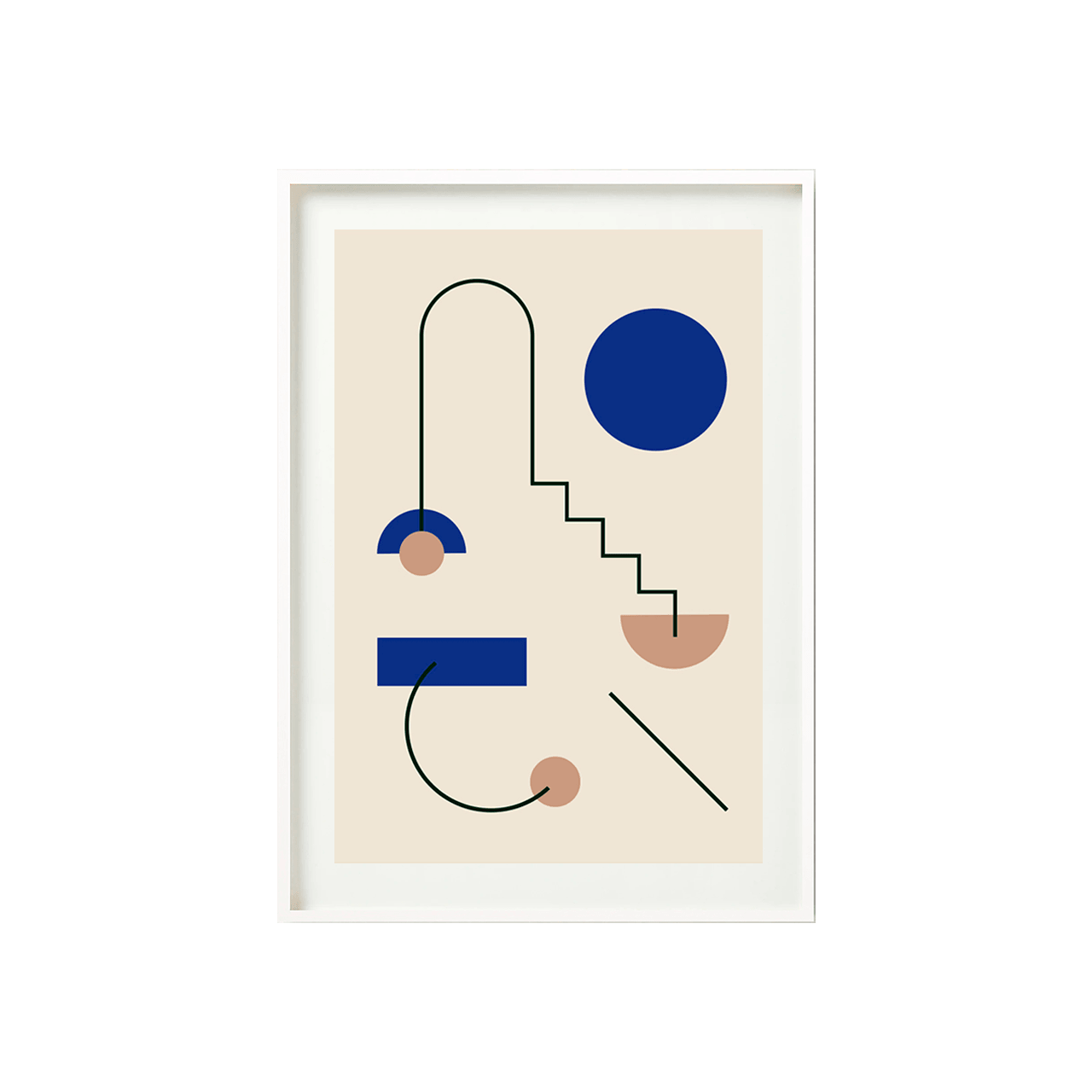 Cuadro ALL THE WALL Lines and figures II - Decorativos - The Blue House