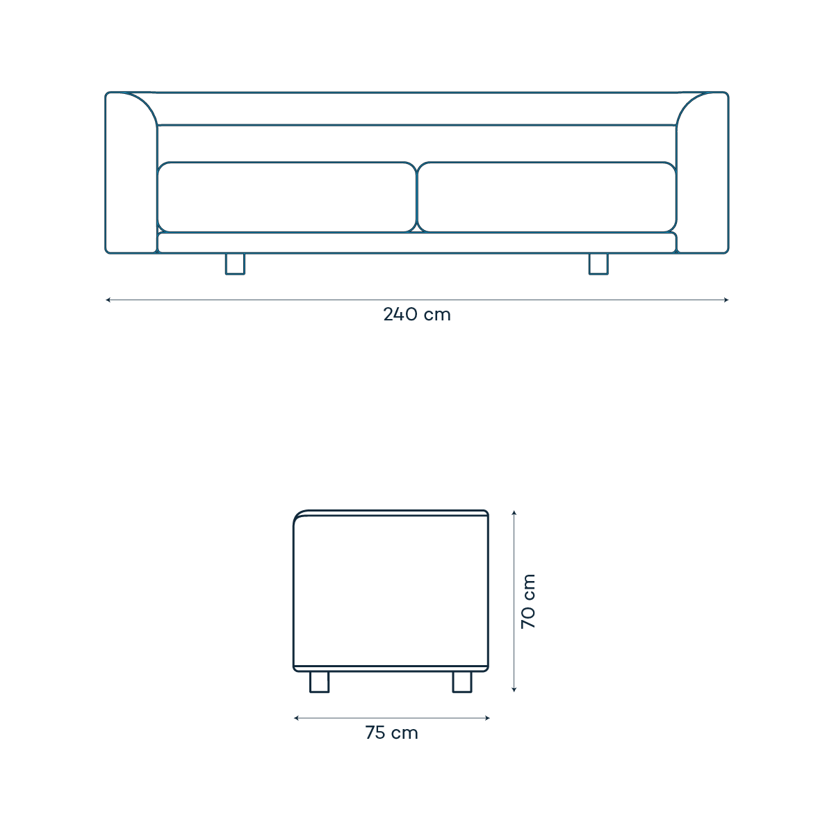 Sofá en cuero Olden - Sofas - The Blue House