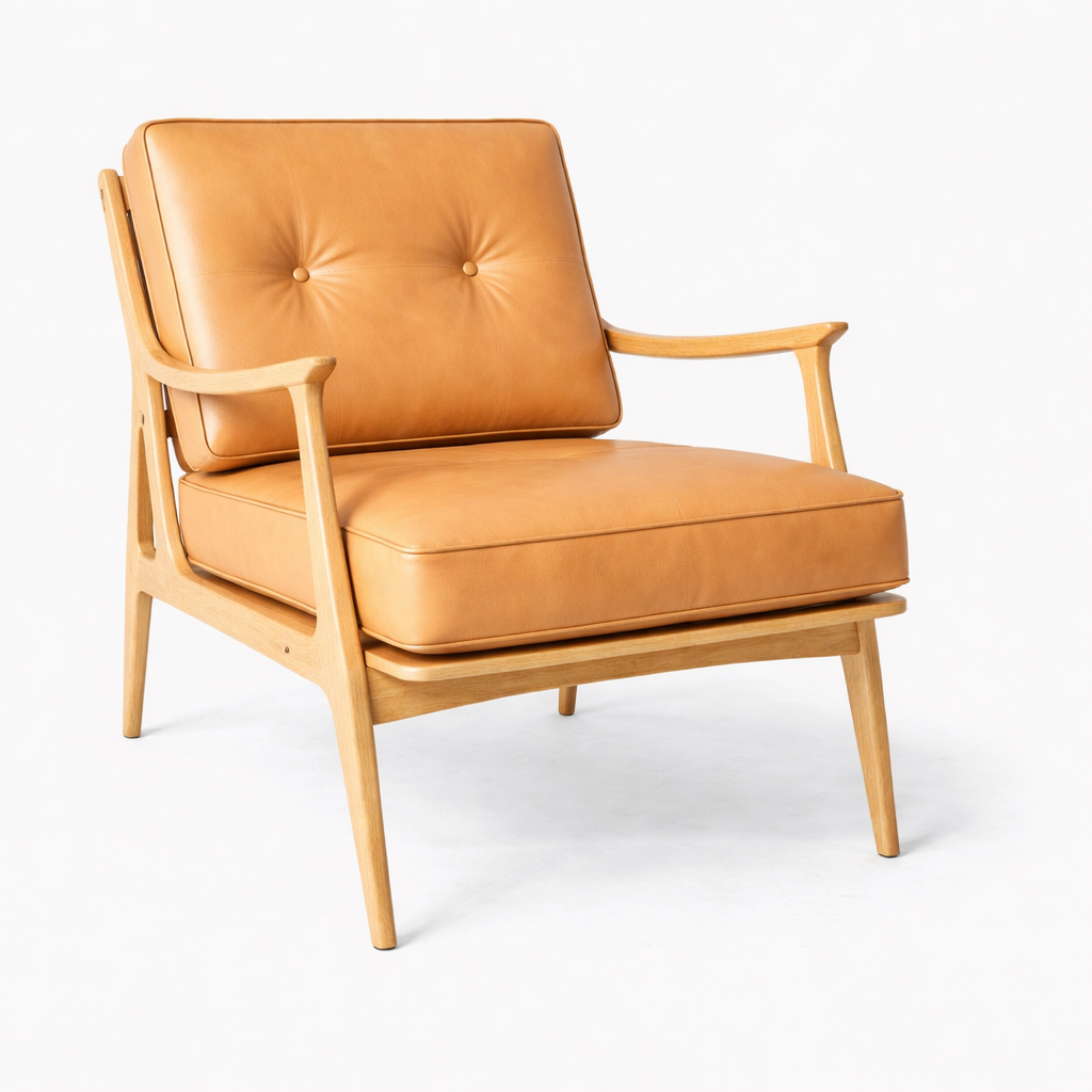 Poltrona en cuero Saimma The Blue House Colombia