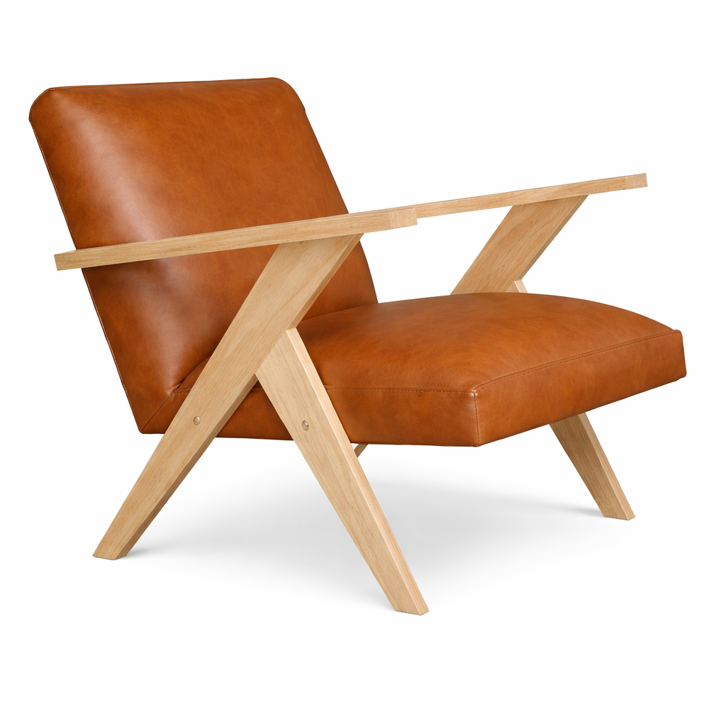 Poltrona en cuero Aisha The Blue House Colombia