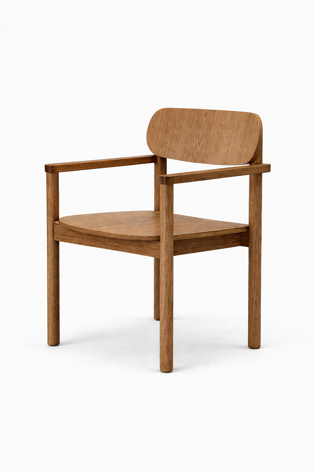 Silla de comedor KAI natural con brazos | The Blue House