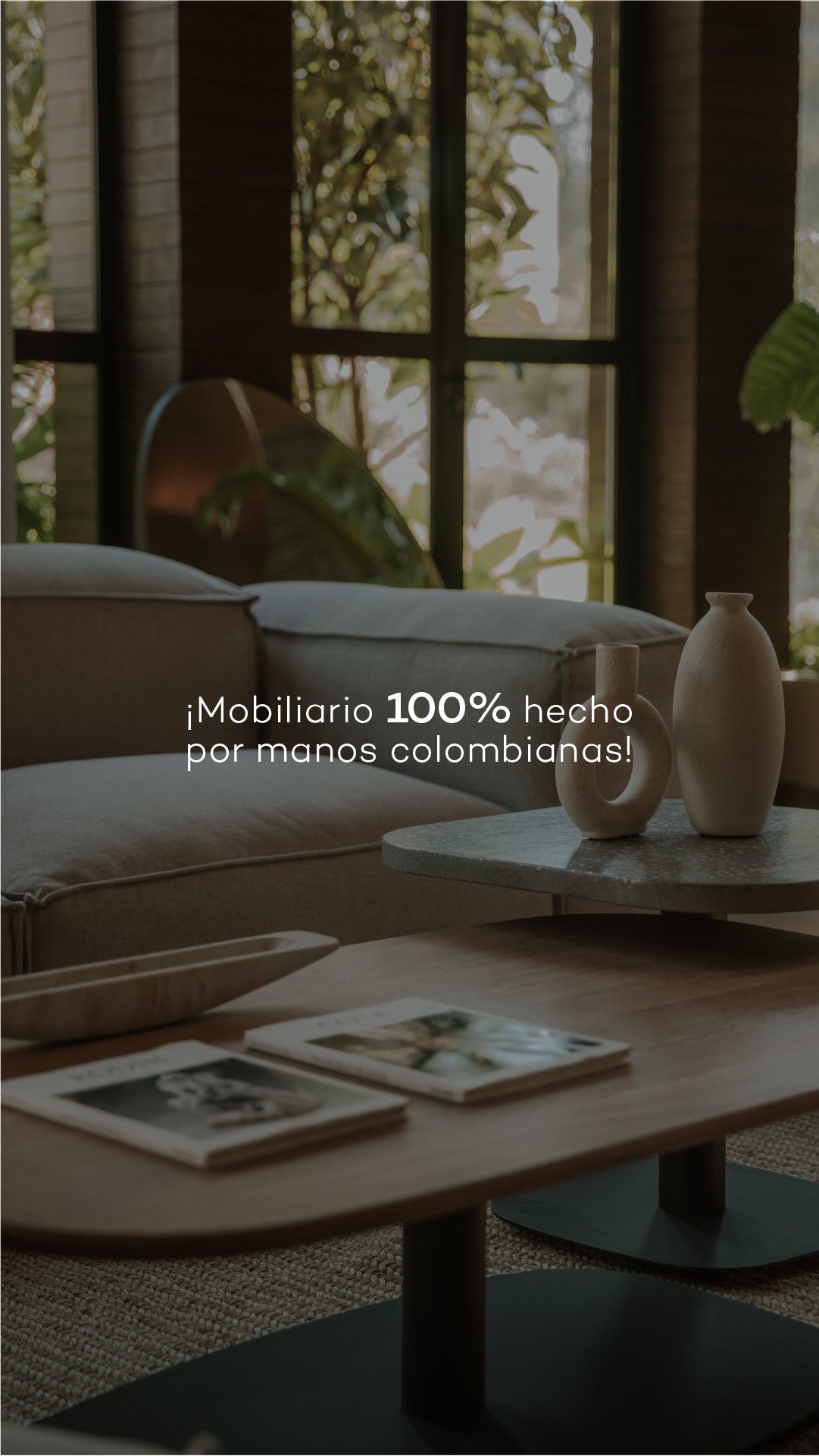 Mobiliario 100% hecho por Colombianas | The Blue House