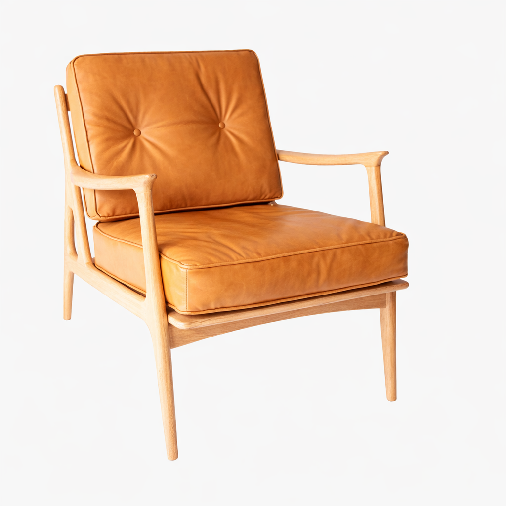 Poltrona en cuero Saimma The Blue House Colombia