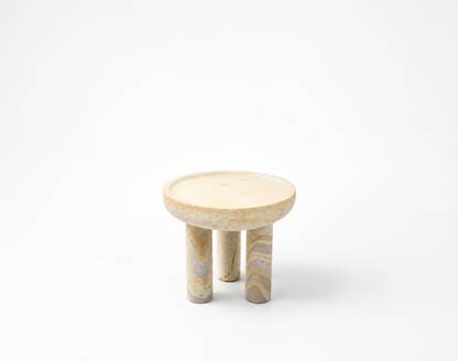 Stool Redondo 3 Patas Plato Bravio Bravío