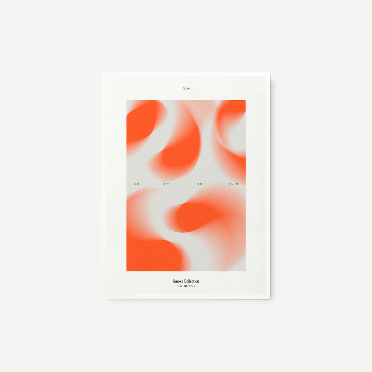Cuadro ALL THE WALL Orange Smoke I - The Blue House