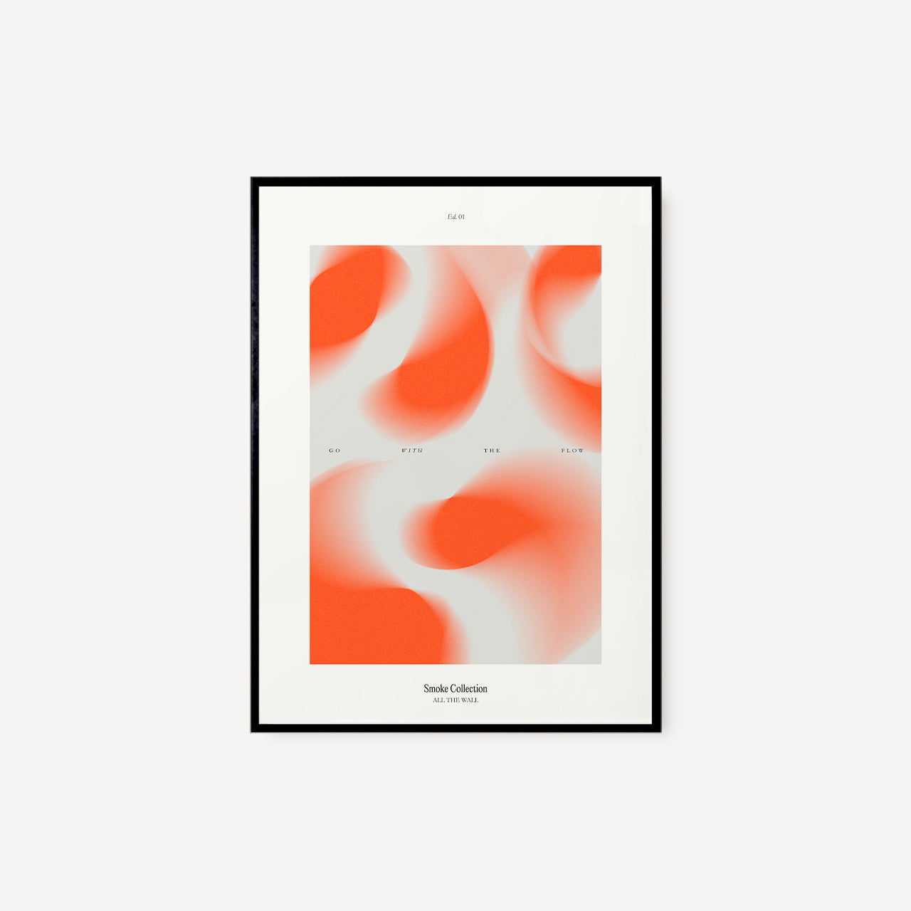 Cuadro ALL THE WALL Orange Smoke I - The Blue House