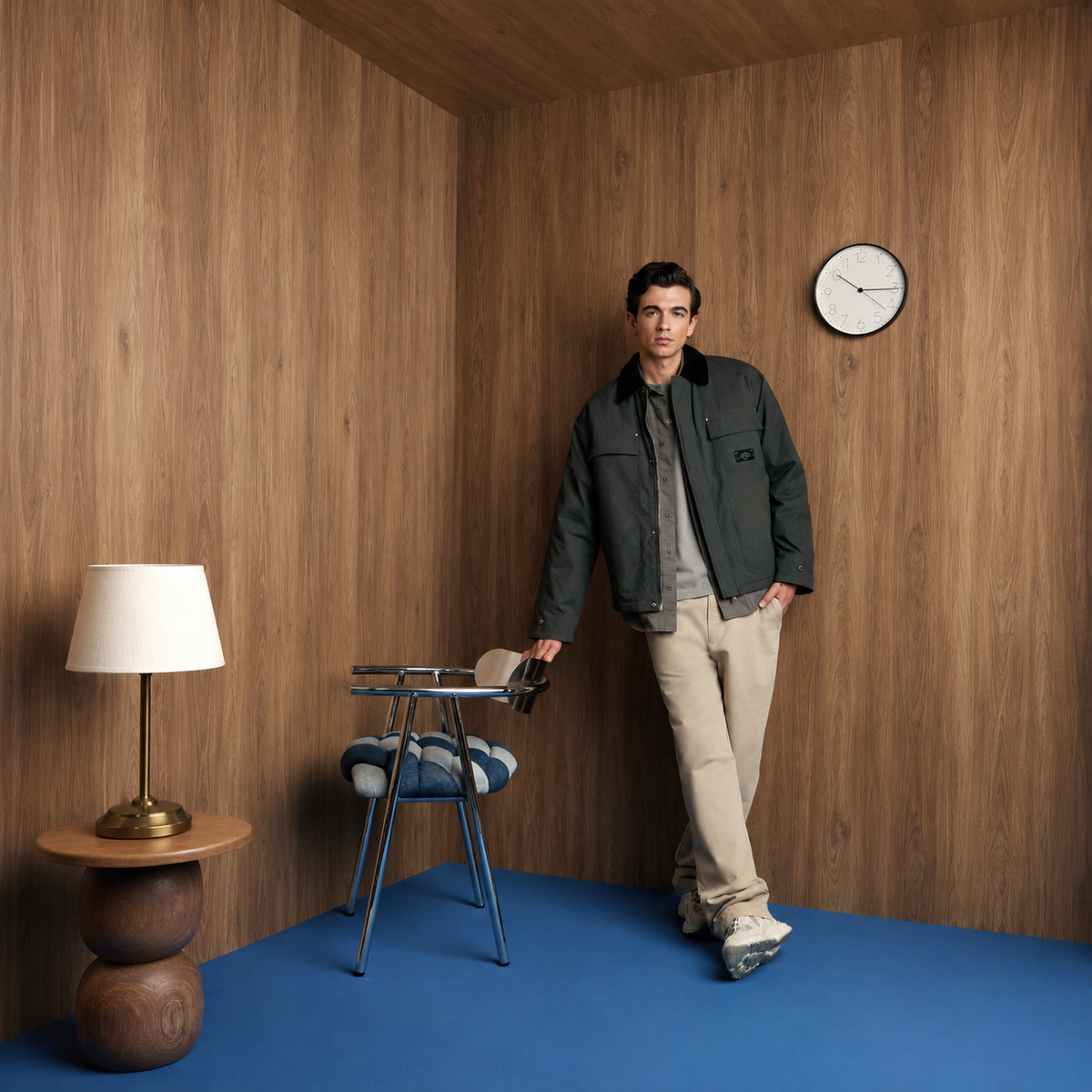 Silla Top Cromada con Brazos Americanino The Blue House