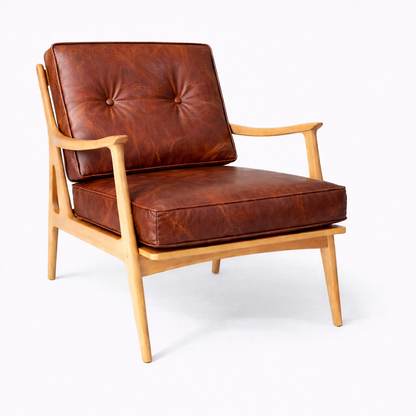 Poltrona en cuero Saimma The Blue House Colombia