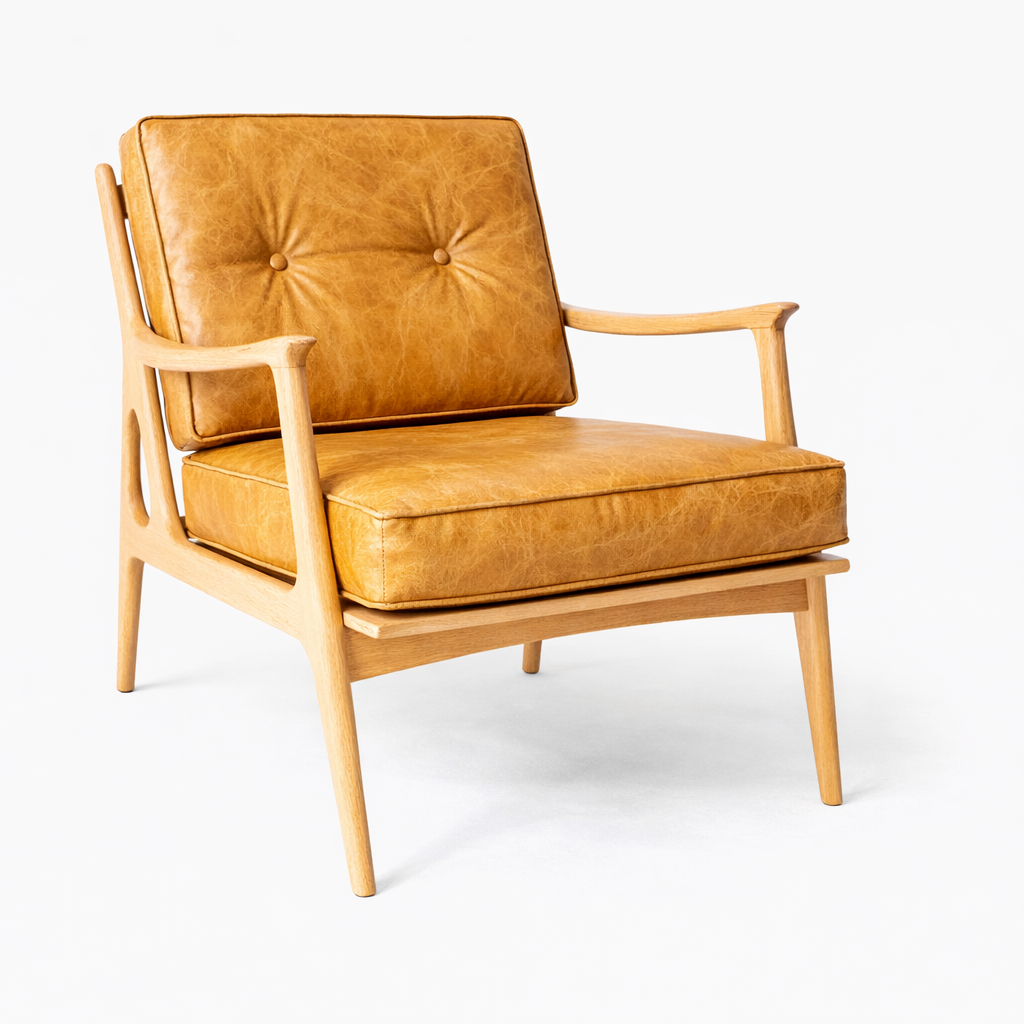 Poltrona en cuero Saimma The Blue House Colombia