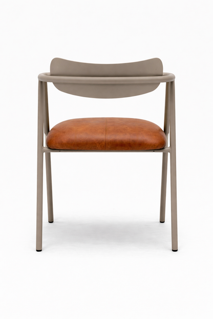 Silla Top con brazos asiento en cuero The Blue House Colombia