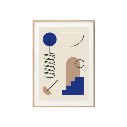 Cuadro ALL THE WALL Lines and figures I - Decorativos - The Blue House