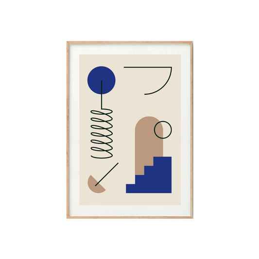 Cuadro ALL THE WALL Lines and figures I - Decorativos - The Blue House