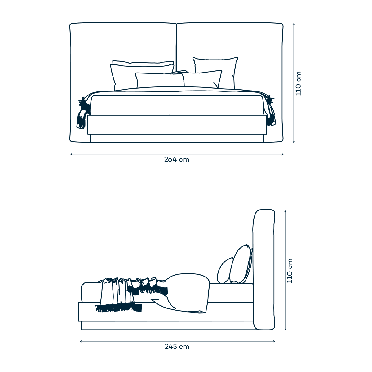 Cama Akka - Camas - The Blue House